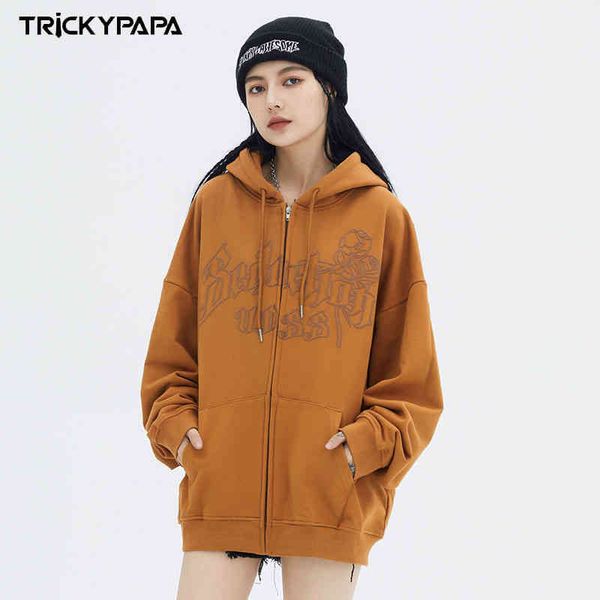 tkpa american high street dark letter foam printing pullover hooded hoodie loose oversize fashionable brand coat, Black
tkpa american high street dark letter foam printing pullover hooded hoodie loose oversize fashionable brand coat, Black