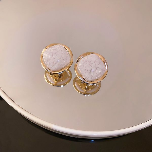 925 silver needle square crack resin earrings french entry lux niche earrings elegant high sense online influencer eardrop women, Golden
925 silver needle square crack resin earrings french entry lux niche earrings elegant high sense online influencer eardrop women, Golden