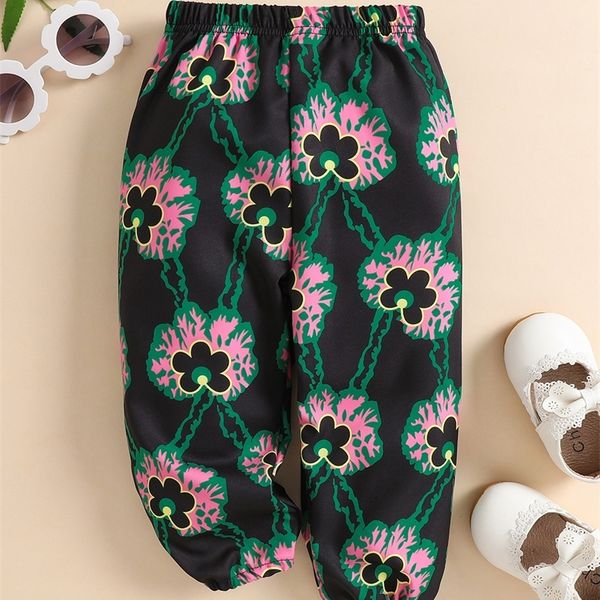baby argyle & floral print pants she, Blue