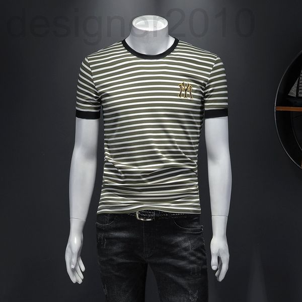 men's t-shirts designer 2022 summer new men's short sleeve t-shirt slim fit striped embroidery youth half casual small shirt top, White;black
men's t-shirts designer 2022 summer new men's short sleeve t-shirt slim fit striped embroidery youth half casual small shirt top, White;black