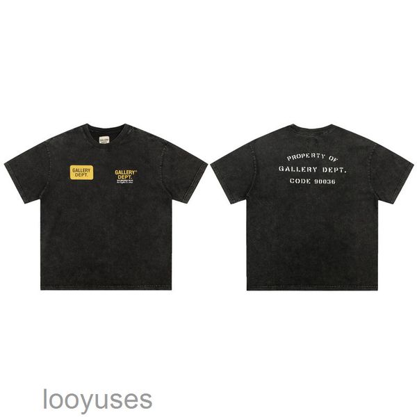 tshirts gallerydepts t high shirt version american fashion brand wash used vibe loose men's and women's short sleeved tshirt, White;black
tshirts gallerydepts t high shirt version american fashion brand wash used vibe loose men's and women's short sleeved tshirt, White;black