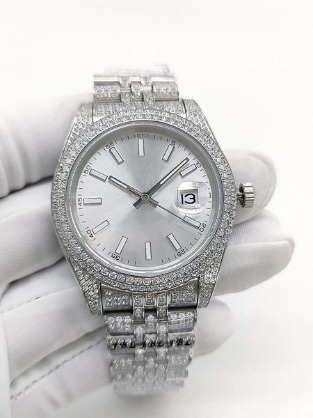 man automatic mechanical watch mens wristwatch full diamond iced out wristwatches datejust stainless steel strap sports designer men's, Slivery;brown
man automatic mechanical watch mens wristwatch full diamond iced out wristwatches datejust stainless steel strap sports designer men's, Slivery;brown