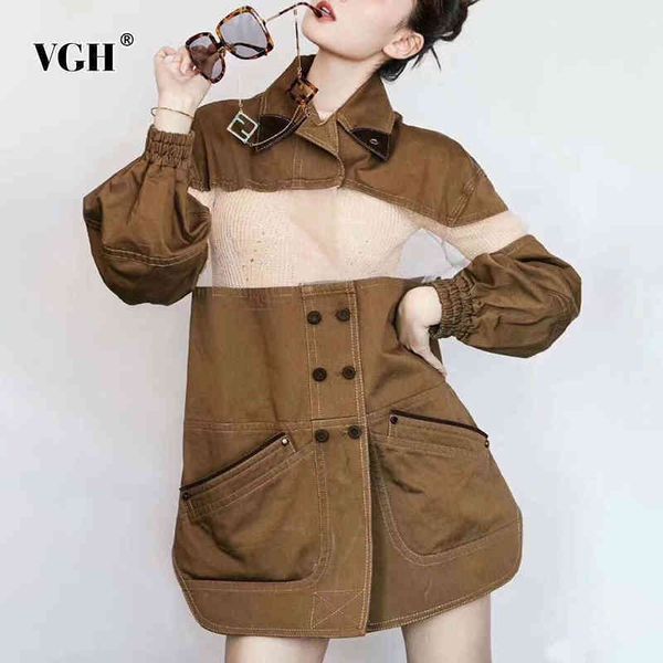 hit color loose jacket for women lapel lantern long sleeve double breasted patchwork casual spring fashion 210507, Black;brown
hit color loose jacket for women lapel lantern long sleeve double breasted patchwork casual spring fashion 210507, Black;brown