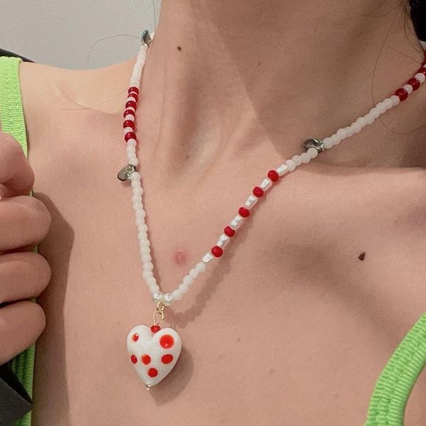 pendant necklaces elegant sweet love heart for women mama gift fashion jewelry goth pearl glass beads chains choker accessories, Silver
pendant necklaces elegant sweet love heart for women mama gift fashion jewelry goth pearl glass beads chains choker accessories, Silver