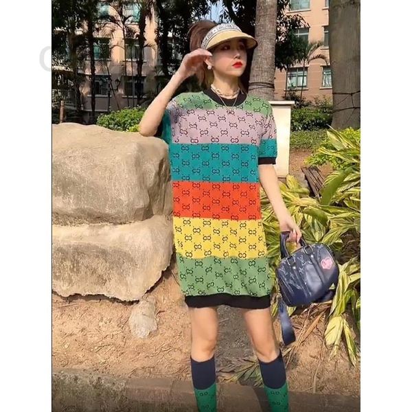 casual dresses designer foreign style short sleeve knitted dress women's new summer 2022 loose and thin straight tube long t-shirt skir, Black;gray
casual dresses designer foreign style short sleeve knitted dress women's new summer 2022 loose and thin straight tube long t-shirt skir, Black;gray