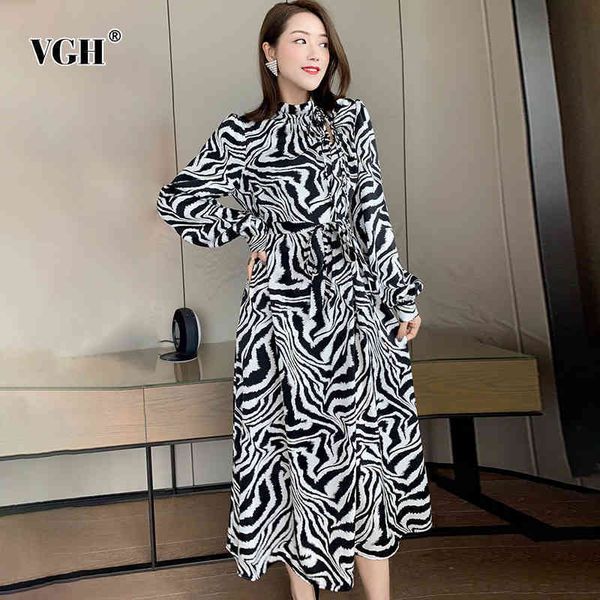 print zebra spring dress for women stand collar long sleeve high waist hit color dresses female fashion clothing 210507, Black;gray
print zebra spring dress for women stand collar long sleeve high waist hit color dresses female fashion clothing 210507, Black;gray
