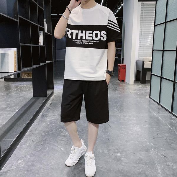 men's tracksuits men's tracksuits short-sleeved t-shirt male cotton sports suit korean version handsome student summer casual, Gray
men's tracksuits men's tracksuits short-sleeved t-shirt male cotton sports suit korean version handsome student summer casual, Gray