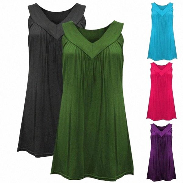 women's blouses & shirts fashion women pure color sleeveless v neck pleated tank casual soft blouse dress design s f1bq#, White
women's blouses & shirts fashion women pure color sleeveless v neck pleated tank casual soft blouse dress design s f1bq#, White