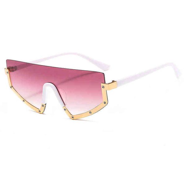 new one-piece for men and women versatile frame triangle glasses 8099 luxury brand designer punk sunglasses fashion shades uv400, White;black
new one-piece for men and women versatile frame triangle glasses 8099 luxury brand designer punk sunglasses fashion shades uv400, White;black