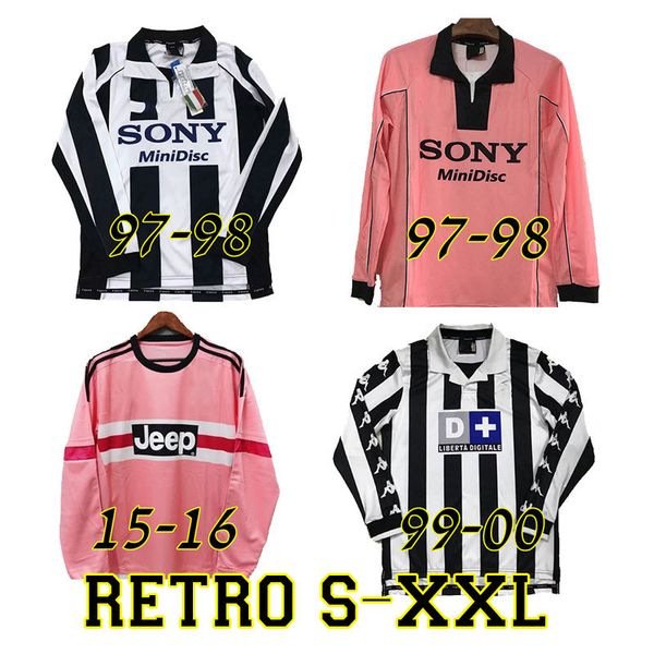 long sleeve del piero zidane davids retro soccer jersey home vintage classic football shirt 97 98 platini briaschi tardelli maglia da calcio, Black;yellow
long sleeve del piero zidane davids retro soccer jersey home vintage classic football shirt 97 98 platini briaschi tardelli maglia da calcio, Black;yellow