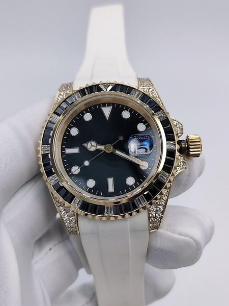 mens watches white rubber strap automatic mechanical men's watch colorful diamond iced out stainless steel sports man wristwatches male, Slivery;brown
mens watches white rubber strap automatic mechanical men's watch colorful diamond iced out stainless steel sports man wristwatches male, Slivery;brown