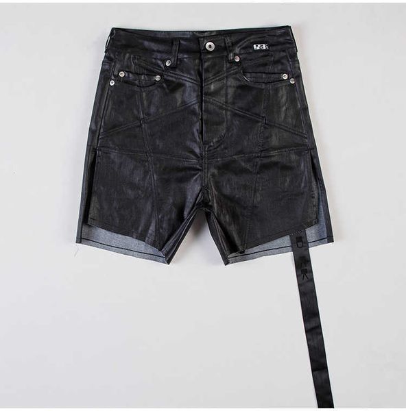 women's shorts 2021 new dark ro style drk slim coating denim women's high street short pants, White;black
women's shorts 2021 new dark ro style drk slim coating denim women's high street short pants, White;black