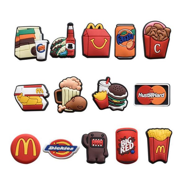 fast delivery shoe parts accessories wholesale fast food drinks fried chicken soft pvc croc charms decoration buckcle for clog, White;pink
fast delivery shoe parts accessories wholesale fast food drinks fried chicken soft pvc croc charms decoration buckcle for clog, White;pink