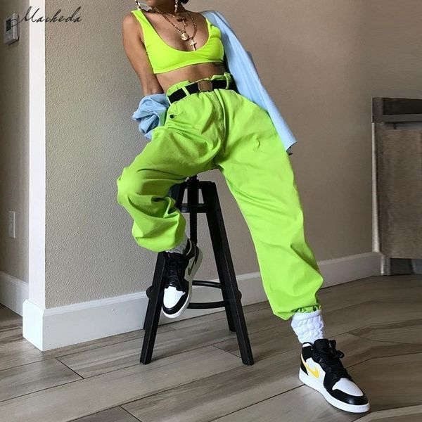 macheda women high waist solid pants fashion pencil pants green streetwear loose jogger ladies casual cargo pants y200114, Black;white
macheda women high waist solid pants fashion pencil pants green streetwear loose jogger ladies casual cargo pants y200114, Black;white