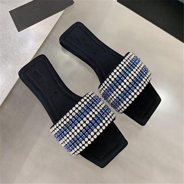 new fashion rhinestone women's sandals slippers luxury designer slide shoes summer wide flat flip flops, Black
new fashion rhinestone women's sandals slippers luxury designer slide shoes summer wide flat flip flops, Black