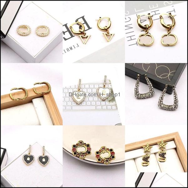 stud earrings jewelry 22ss 20style 18k gold plated copper alloy designer double letters creative geometric retro crystal rhinestone pearl ea, Golden;silver
stud earrings jewelry 22ss 20style 18k gold plated copper alloy designer double letters creative geometric retro crystal rhinestone pearl ea, Golden;silver