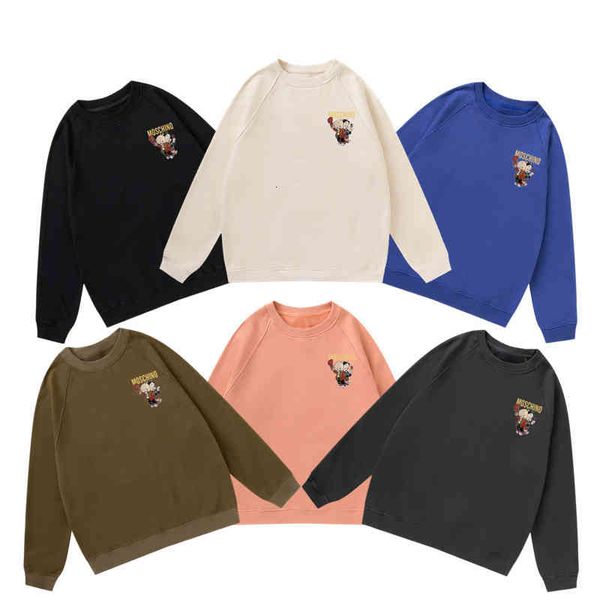 men's hoodies & sweatshirts spring loose casual letter hat cartoon bear print round neck terry long sleeved sweater men's and wome, Black
men's hoodies & sweatshirts spring loose casual letter hat cartoon bear print round neck terry long sleeved sweater men's and wome, Black