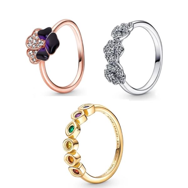 2022 spring ring new 100% 925 silver original logo dark purple pansy flower ladies rings for women diy european jewelry gift making 170786c0
2022 spring ring new 100% 925 silver original logo dark purple pansy flower ladies rings for women diy european jewelry gift making 170786c0