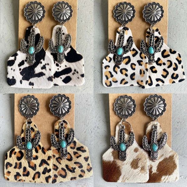 vintage silver cushaw flower turquoise cactus earrings genuine leather cow tag earrings for women 2022 western jewelry wholesale
vintage silver cushaw flower turquoise cactus earrings genuine leather cow tag earrings for women 2022 western jewelry wholesale