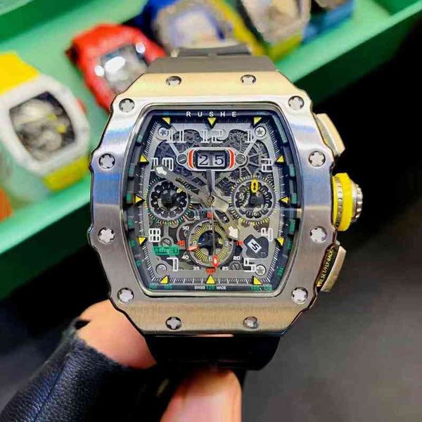 richa watch men's authentic ten brands fully automatic mechanical timing wormhole waterproof luminous wine barrel, Slivery;brown
richa watch men's authentic ten brands fully automatic mechanical timing wormhole waterproof luminous wine barrel, Slivery;brown