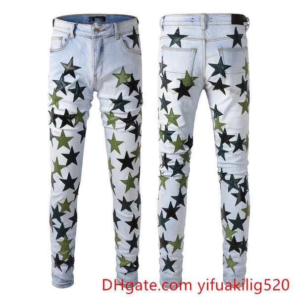 23ss men's jeans wholesale-mens ripped skinny straight slim elastic denim fit biker jean's pants long pantss stylish straight slim, Blue
23ss men's jeans wholesale-mens ripped skinny straight slim elastic denim fit biker jean's pants long pantss stylish straight slim, Blue