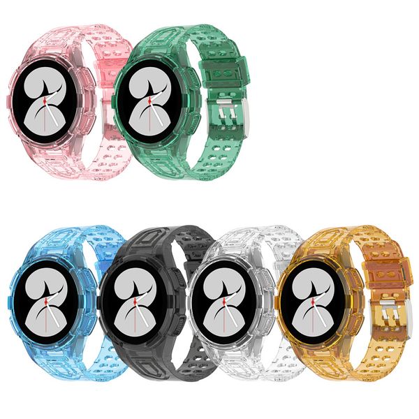 ice clear case strap for samsung galaxy watch 4 44mm 40mm 46mm smart watch band transparent tpu cover integrated watch4 watchband bracelet
ice clear case strap for samsung galaxy watch 4 44mm 40mm 46mm smart watch band transparent tpu cover integrated watch4 watchband bracelet