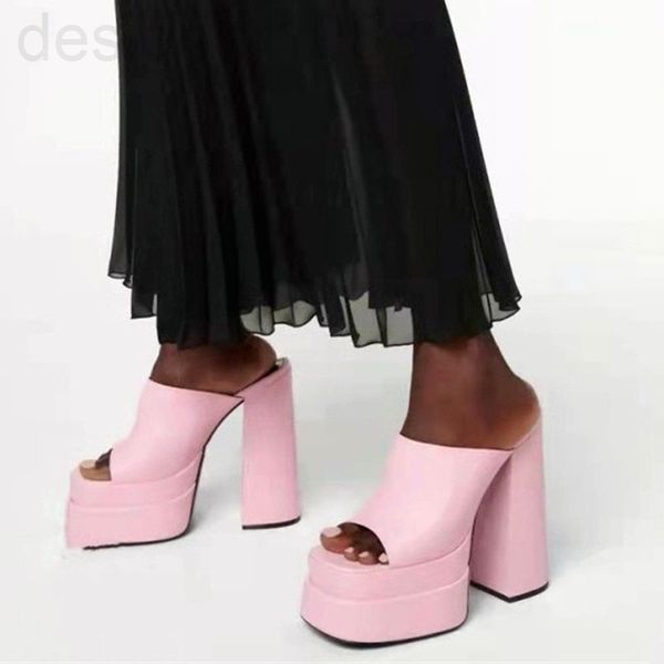 sandals designer 2022 trendy women's new comfortable sandals super high heels thick soled waterproof platform square head catwalk slipp, Black
sandals designer 2022 trendy women's new comfortable sandals super high heels thick soled waterproof platform square head catwalk slipp, Black