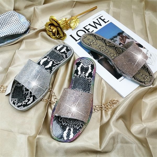 with low discount designer slippers snakeskin rhinestone round drill flat bottom flip flop, Black
with low discount designer slippers snakeskin rhinestone round drill flat bottom flip flop, Black