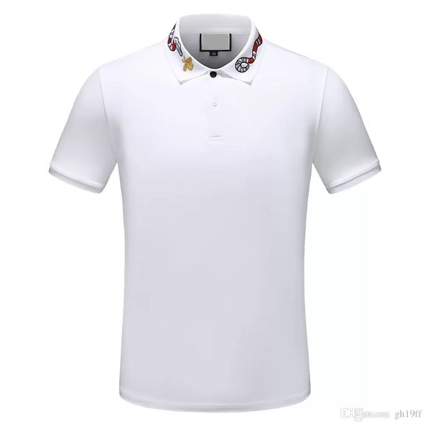 summer brand clothes luxury designer poloshirts men casual polo fashion snake bee print embroidery t shirt high street mens polo, White;black
summer brand clothes luxury designer poloshirts men casual polo fashion snake bee print embroidery t shirt high street mens polo, White;black