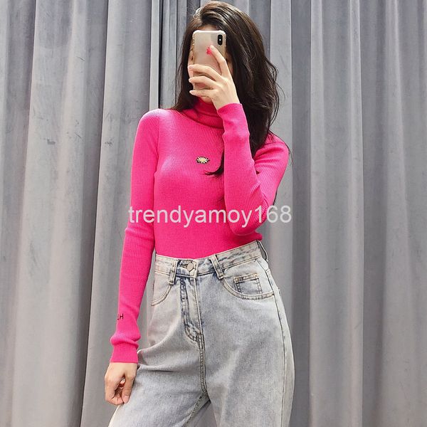 women's knits & tees special price knitwear comfortable slim high collar bottomed shirt pile simple outer wear and inner sweater, White
women's knits & tees special price knitwear comfortable slim high collar bottomed shirt pile simple outer wear and inner sweater, White