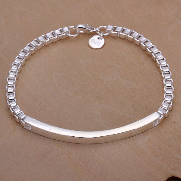 gift 925 silver intermediate card box bracelet - men dfmch079, brand new fashion 925 sterling silver plated chain link bracelets, Black
gift 925 silver intermediate card box bracelet - men dfmch079, brand new fashion 925 sterling silver plated chain link bracelets, Black