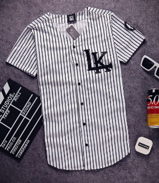 wholesale-knyew 07 dxpechef white stripe jersey last king lk hip hop men women couples sports cotton shirts tees plus size -xxl evpk, White;black
wholesale-knyew 07 dxpechef white stripe jersey last king lk hip hop men women couples sports cotton shirts tees plus size -xxl evpk, White;black