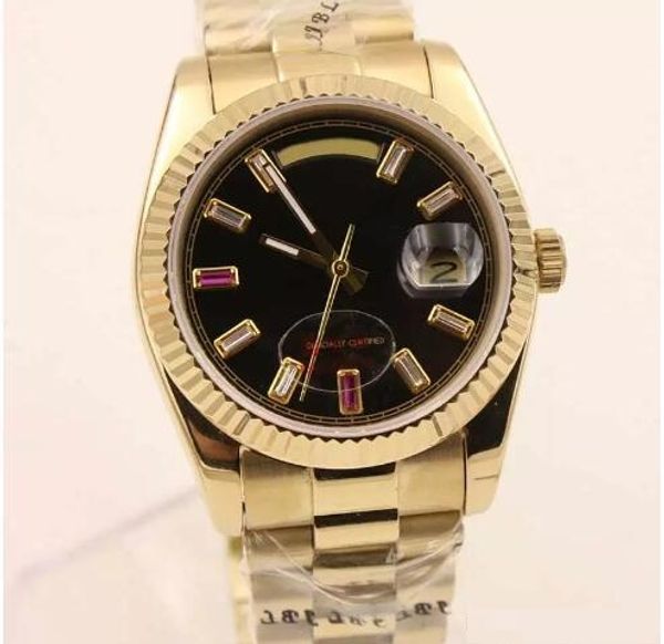 new luxury mens watch automatic movement gold stainless steel day date sapphire glass original clasp quality for man 36mm, Slivery;brown
new luxury mens watch automatic movement gold stainless steel day date sapphire glass original clasp quality for man 36mm, Slivery;brown
