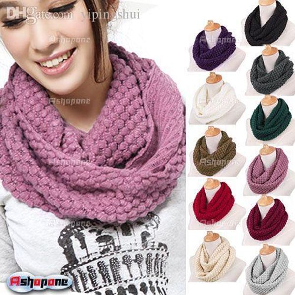 wholesale-2015 new winter fashion women warm knit neck circle wool cowl snood long scarf shawl wraps, Blue;gray
wholesale-2015 new winter fashion women warm knit neck circle wool cowl snood long scarf shawl wraps, Blue;gray