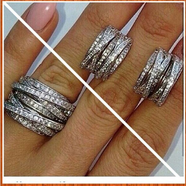Best Quality 925 Sterling Silver Wedding Ring CZ Micro Paved Knot Ring X Ring Women Silver Ring In Lucky Sonny Store
Best Quality 925 Sterling Silver Wedding Ring CZ Micro Paved Knot Ring X Ring Women Silver Ring In Lucky Sonny Store