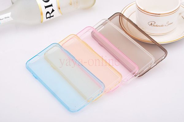 0 3mm Ultra Thin Clear Phone Ca E Tpu Invi Ible Protective Hell For Iphone 6 4 7 Plu 5 5 6 Color Able Mix Order