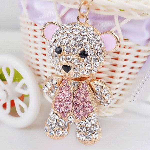alloy rhinestones bear keychains keyrings women handbag charms pendant key holder car key chain accessory c155q, Silver
alloy rhinestones bear keychains keyrings women handbag charms pendant key holder car key chain accessory c155q, Silver