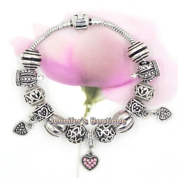 new arrival diy interchangeable heart charms european style beaded bracelets for women girls selling jewelry bijoux pulsera, Golden;silver 
new arrival diy interchangeable heart charms european style beaded bracelets for women girls selling jewelry bijoux pulsera, Golden;silver