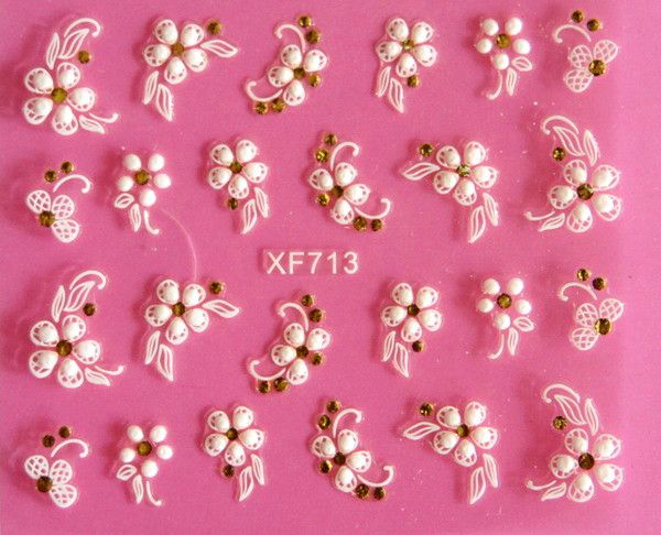 Лучший DIY ногтей красоты материалы 3D Белый цветок ногтей наклейки художественные
Лучший DIY ногтей красоты материалы 3D Белый цветок ногтей наклейки художественные