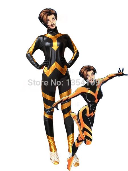 marvel comics the avengers wasp superhero costume halloween party cosplay zentai suit, Black;red
marvel comics the avengers wasp superhero costume halloween party cosplay zentai suit, Black;red