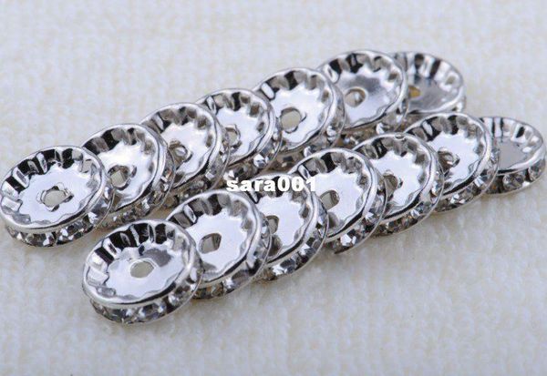 whoselase 200pcs silver plated crystal rondelles beads rhinestone spacer beads 10mm z025, Blue;slivery
whoselase 200pcs silver plated crystal rondelles beads rhinestone spacer beads 10mm z025, Blue;slivery