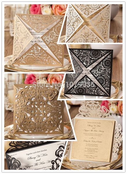 wholesale- 50pcs customized and printing vintage personalized creative party wedding invitation laser cut paper cards
wholesale- 50pcs customized and printing vintage personalized creative party wedding invitation laser cut paper cards