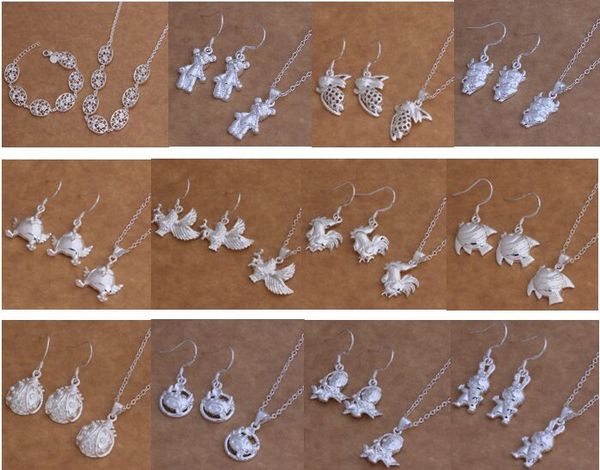 with tracking number new fashion women's charming jewelry 925 silver 12 mix jewelry set 1448, Black
with tracking number new fashion women's charming jewelry 925 silver 12 mix jewelry set 1448, Black