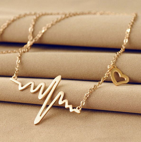 goldsilver pendant necklac jewelry stainless steel unique pendant lifeline pulse gift pendant for women heartbeat rhythm necklace, Silver
goldsilver pendant necklac jewelry stainless steel unique pendant lifeline pulse gift pendant for women heartbeat rhythm necklace, Silver