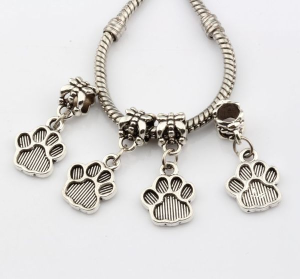200pcs antique silver tone paw print dangle beads fit charm bracelets diy jewelry 12x27mm, Bronze;silver
200pcs antique silver tone paw print dangle beads fit charm bracelets diy jewelry 12x27mm, Bronze;silver
