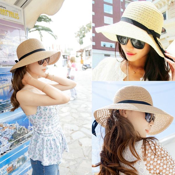 women beige sun straw beach floppy summer hat wide foldable brim 6pcs/lot dpnrg, White;black
women beige sun straw beach floppy summer hat wide foldable brim 6pcs/lot dpnrg, White;black
