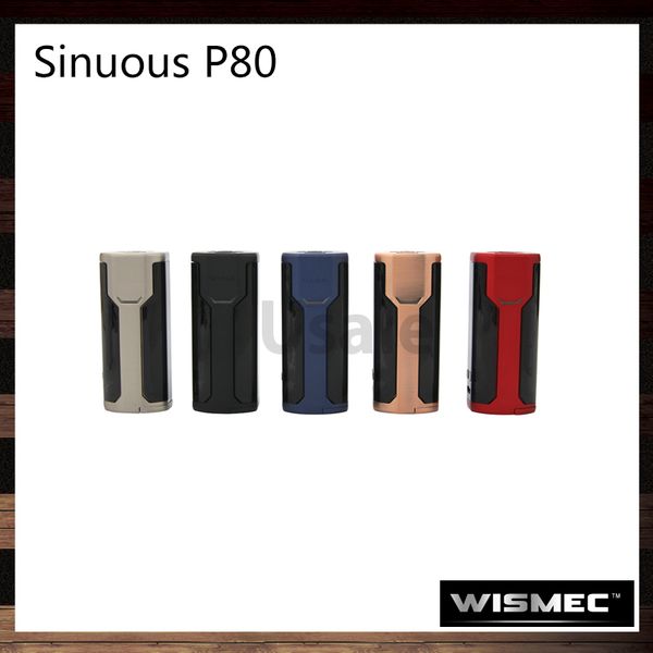 Wismec Sinuous P80 TC Box Mod 80W Скрытая пожарная кнопка с боковым 0,96-дюймовым экраном от одного аккумулятора 18650 100% оригинал
Wismec Sinuous P80 TC Box Mod 80W Скрытая пожарная кнопка с боковым 0,96-дюймовым экраном от одного аккумулятора 18650 100% оригинал