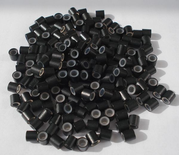1000pcs/bag 3.4mmx3.0mmx4.0mm micro copper with silicone rings/links/beads for hair extensions tools 8colors, Black
1000pcs/bag 3.4mmx3.0mmx4.0mm micro copper with silicone rings/links/beads for hair extensions tools 8colors, Black