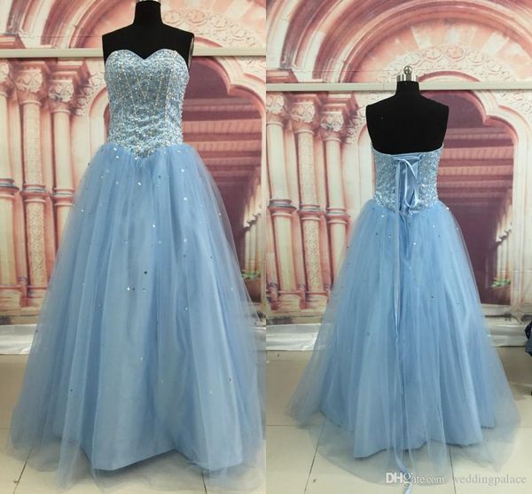 2016 new light sky blue quinceanera dresses ball gown appliques beaded crystal sweet 16 dress prom party gown wd240, Blue;red
2016 new light sky blue quinceanera dresses ball gown appliques beaded crystal sweet 16 dress prom party gown wd240, Blue;red