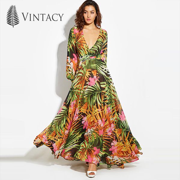 wholesale- vintacy 2017 fashion women summer maxi beach dress green v neck long dresss bohemian lantern sleeve boho dress femal party dress, White;black
wholesale- vintacy 2017 fashion women summer maxi beach dress green v neck long dresss bohemian lantern sleeve boho dress femal party dress, White;black